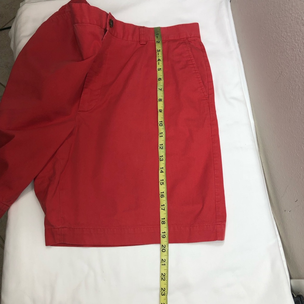 Brooks Brothers 346 Men’s Cotton Red Flat Front Chino  Shorts Waist 40 - Picture 6 of 13